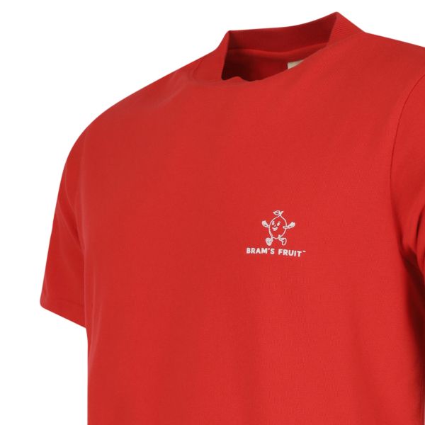Bram’s Fruit Outline Lemon T-shirt Rood
