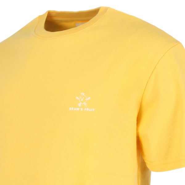 Bram’s Fruit Outline Lemon T-shirt Geel