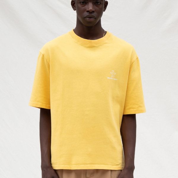 Bram's Fruit Outline Lemon T-shirt Geel