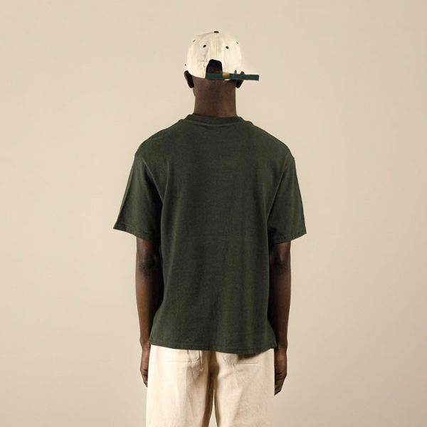 Bram's Fruit Outline Lemon T-shirt Groen