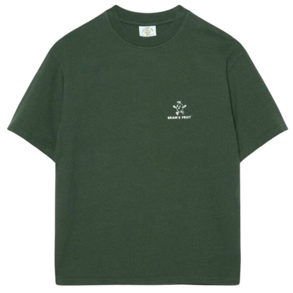 Bram's Fruit Outline Lemon T-shirt Groen