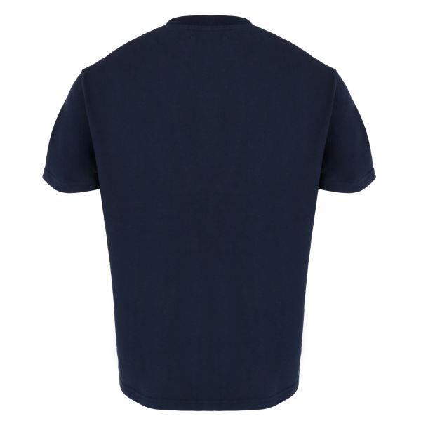 Bram’s Fruit Outline Lemon T-shirt Navy