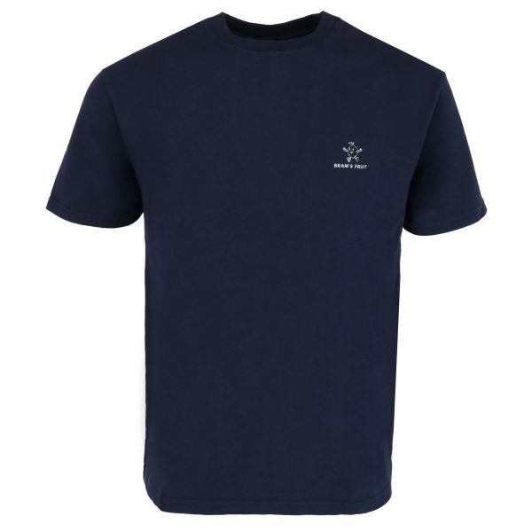 Bram’s Fruit Outline Lemon T-shirt Navy