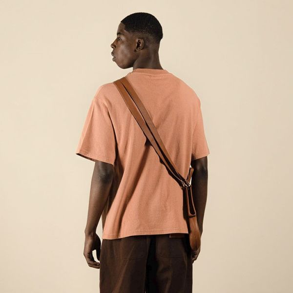 Bram's Fruit Outline Lemon T-shirt Oranje