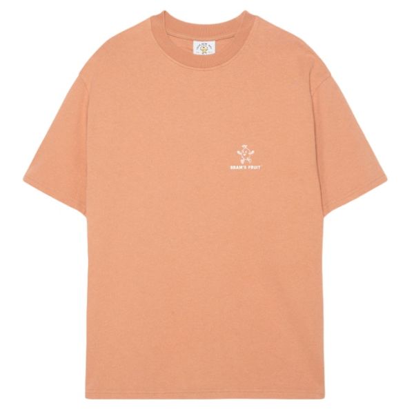 Bram's Fruit Outline Lemon T-shirt Oranje