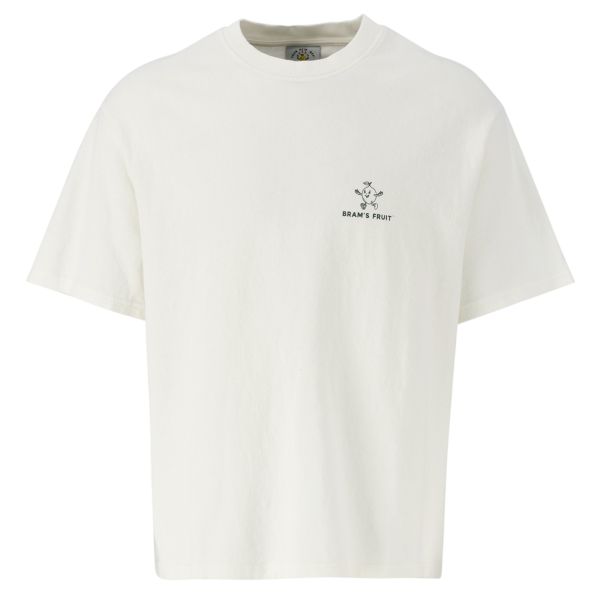 Bram’s Fruit Outline Lemon T-shirt Wit