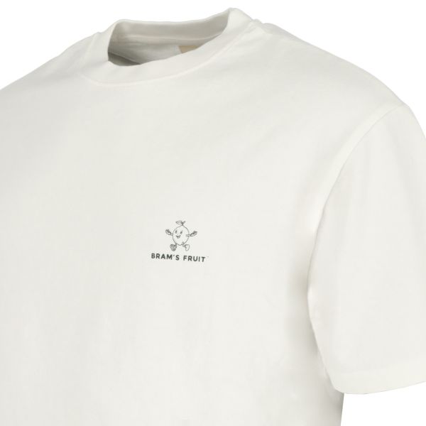 Bram’s Fruit Outline Lemon T-shirt Wit