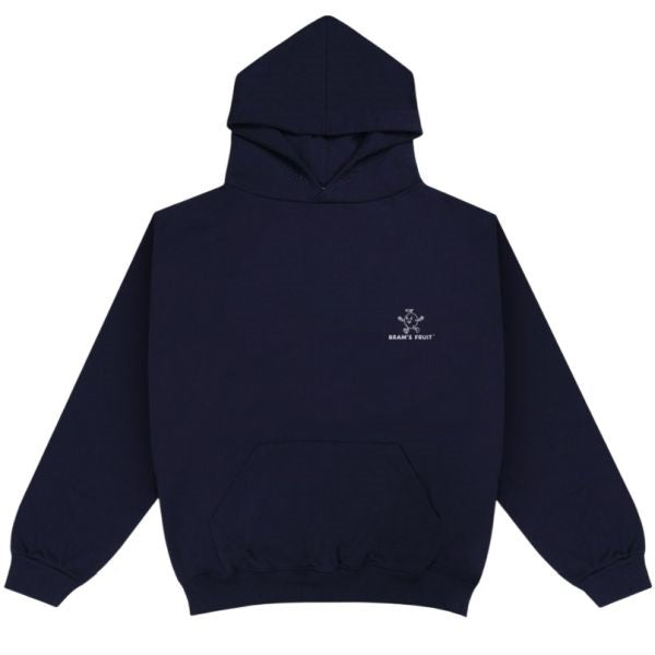 Bram’s Fruit Outline Logo Hoodie Navy
