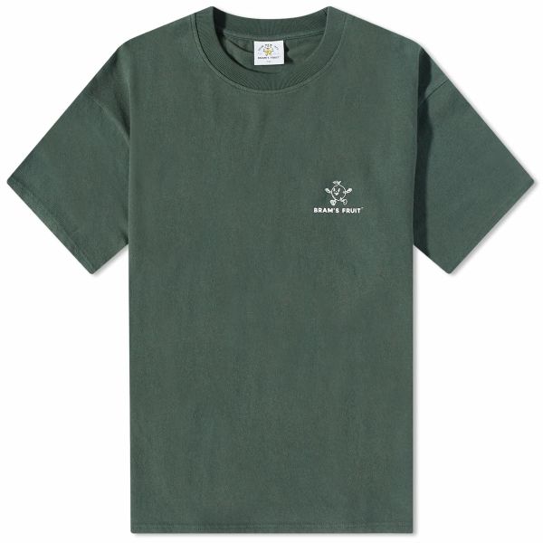Bram's Fruit Outline Logo T-shirt Donker Groen