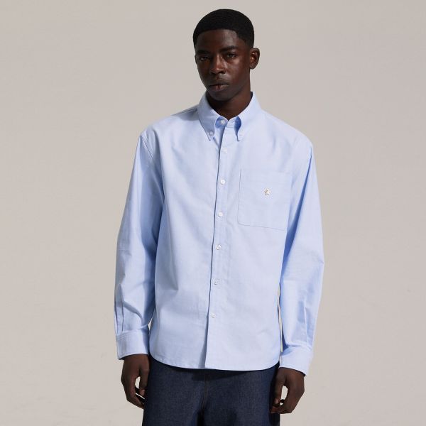 Bram's Fruit Oxford Overhemd Blauw