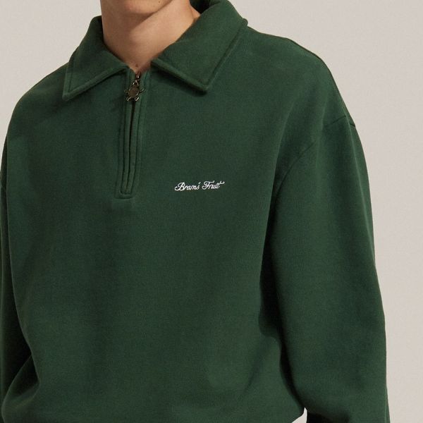 Bram's Fruit Polo Sweater Donker Groen