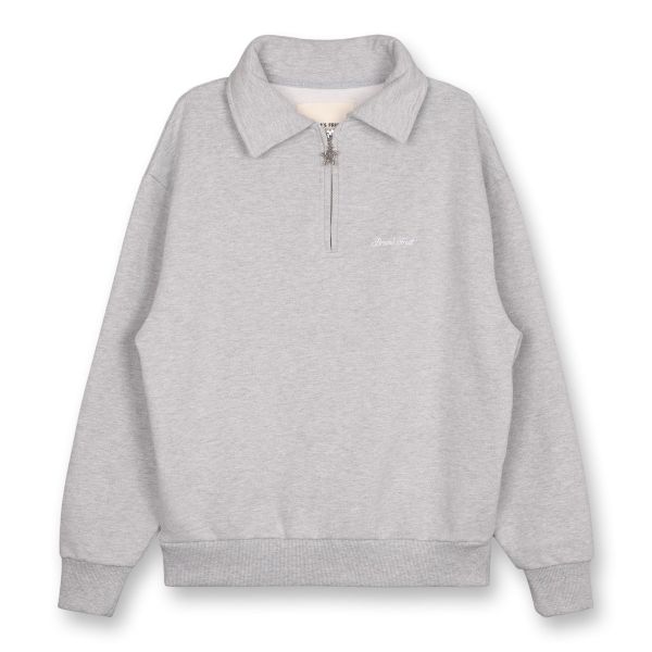 Bram's Fruit Polo Sweater Licht Grijs