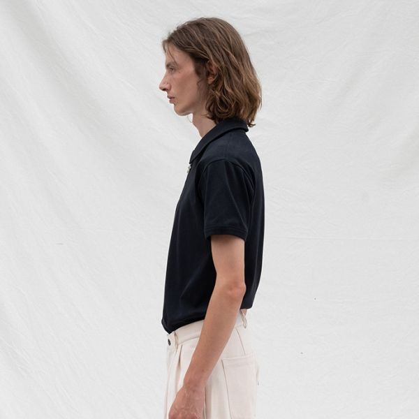 Bram's Fruit Rib Lemon Polo Zwart