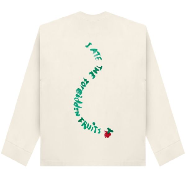 Bram’s Fruit Snake Longsleeve T-shirt Beige