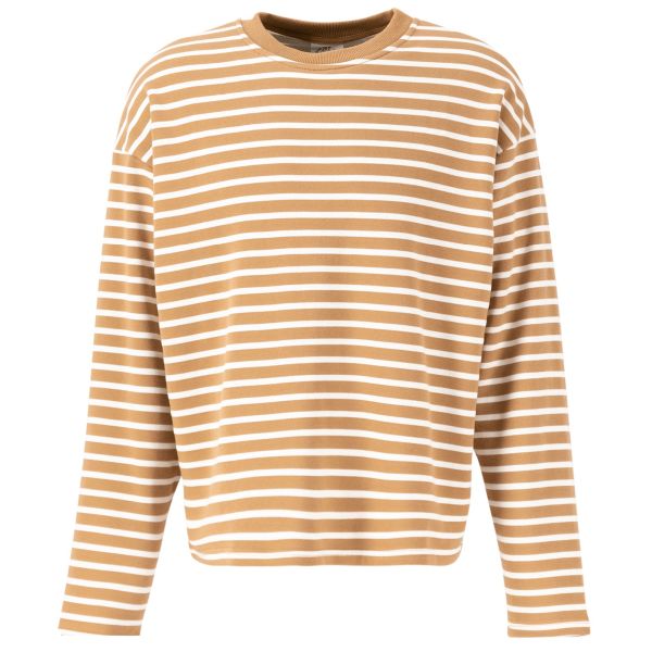 Bram's Fruit Striped Longsleeve T-shirt Wit/Bruin