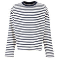 Bram's Fruit Striped Longsleeve T-shirt Wit/Navy