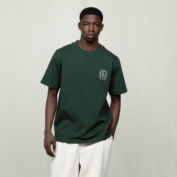 Bram's Fruit Tank Dial T-shirt Donker Groen