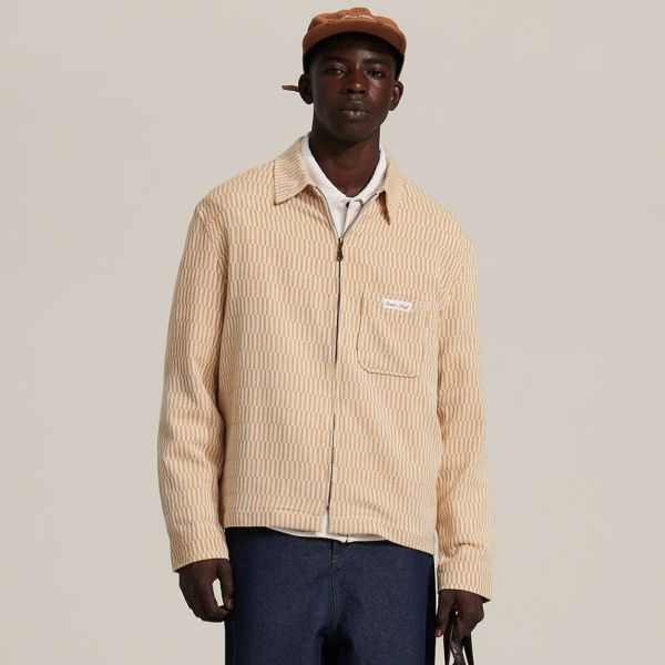 Bram's Fruit Teacloth Overshirt Beige