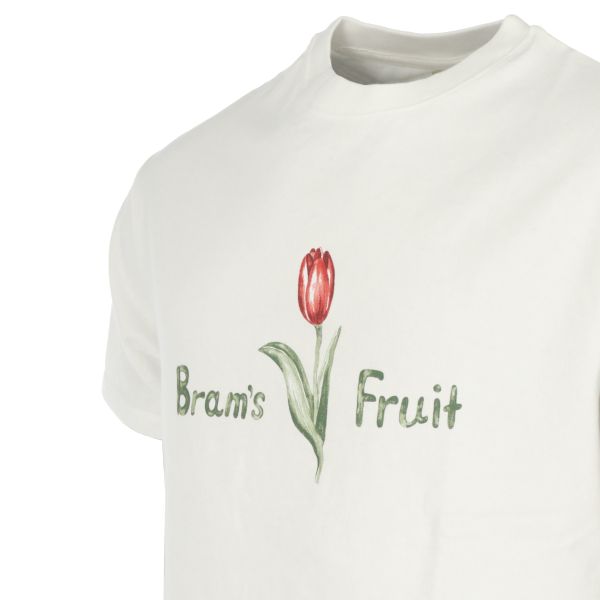 Bram’s Fruit Tulip Aquarel T-shirt Wit
