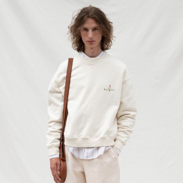 Bram's Fruit Tulip Sweater Off White