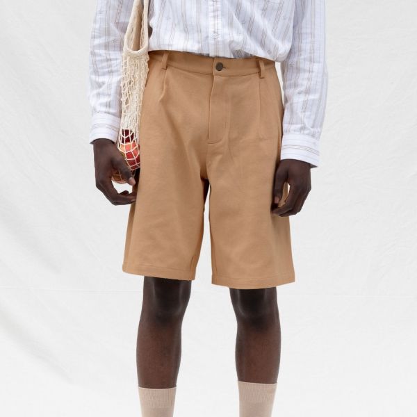 Bram's Fruit Twill Korte Broek Bruin