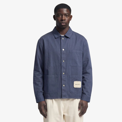 Bram’s Fruit Chore Overshirt Donker Blauw