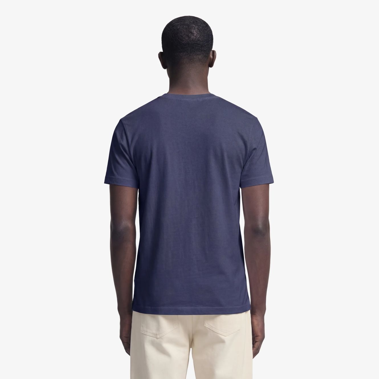 Bram’s Fruit Fitted Script Logo T-shirt Donker Blauw