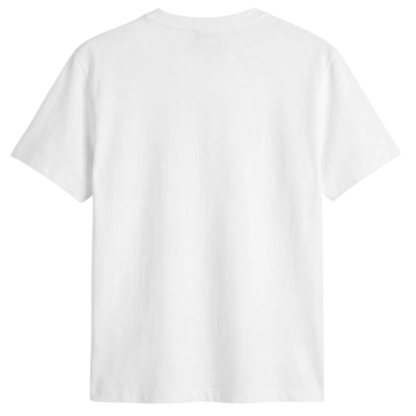 Bram’s Fruit Fitted Script Logo T-shirt Wit