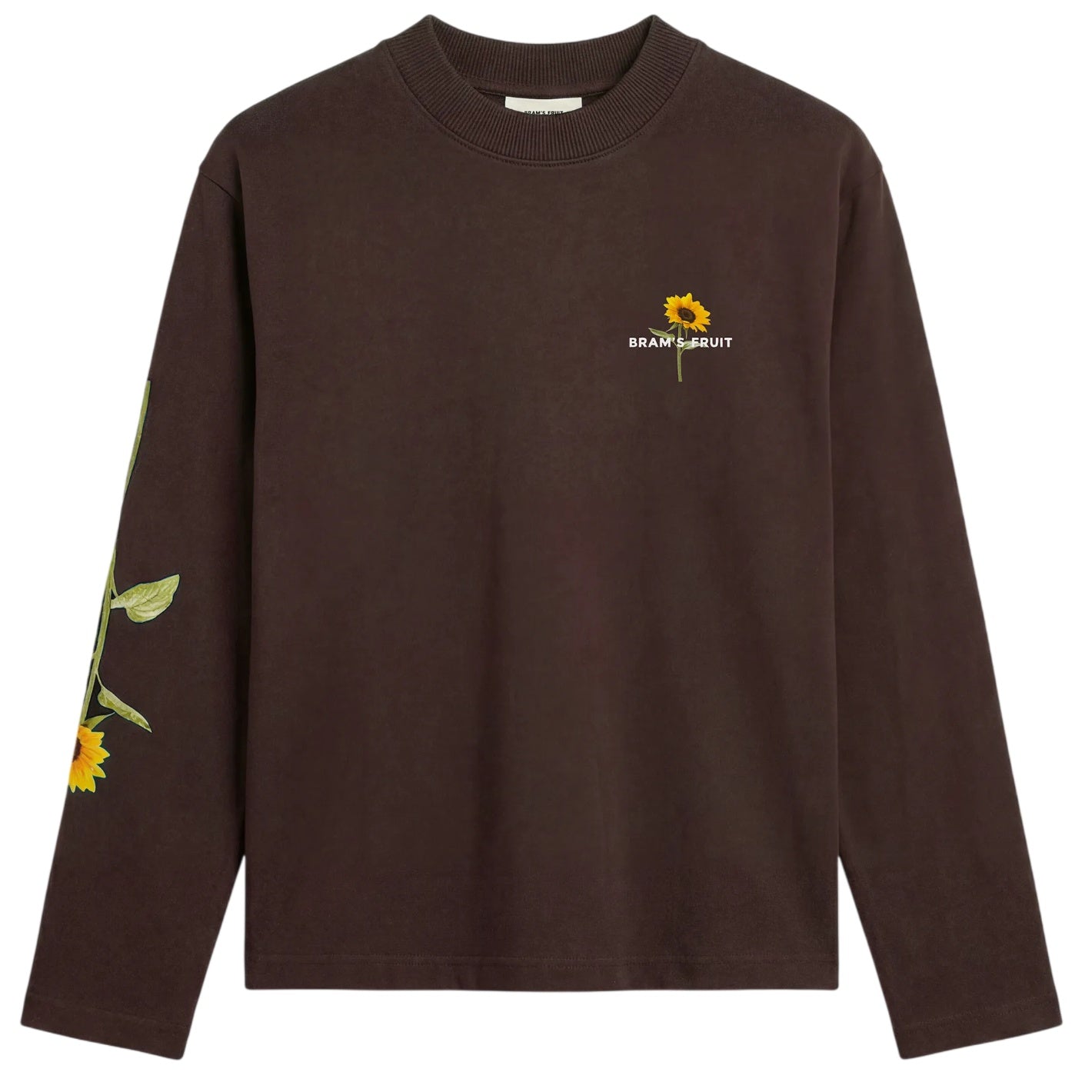 Bram’s Fruit Sunflower Longsleeve T-shirt Bruin