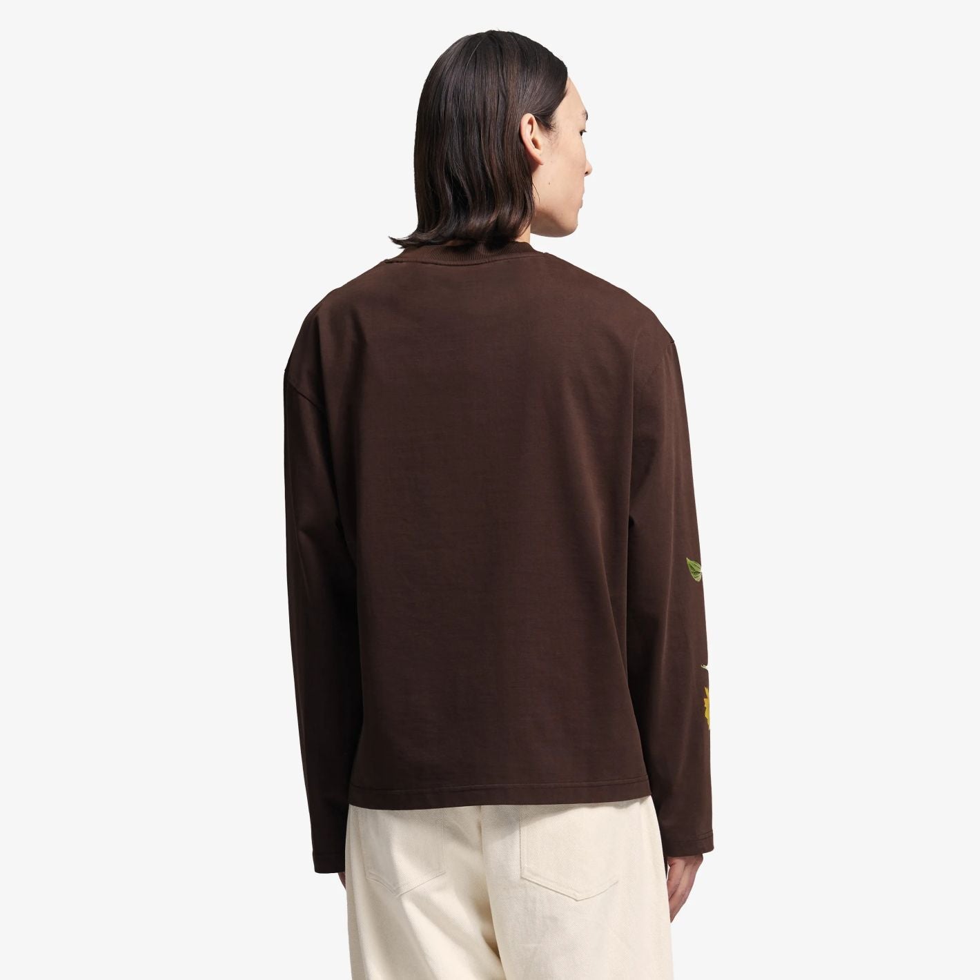 Bram’s Fruit Sunflower Longsleeve T-shirt Bruin