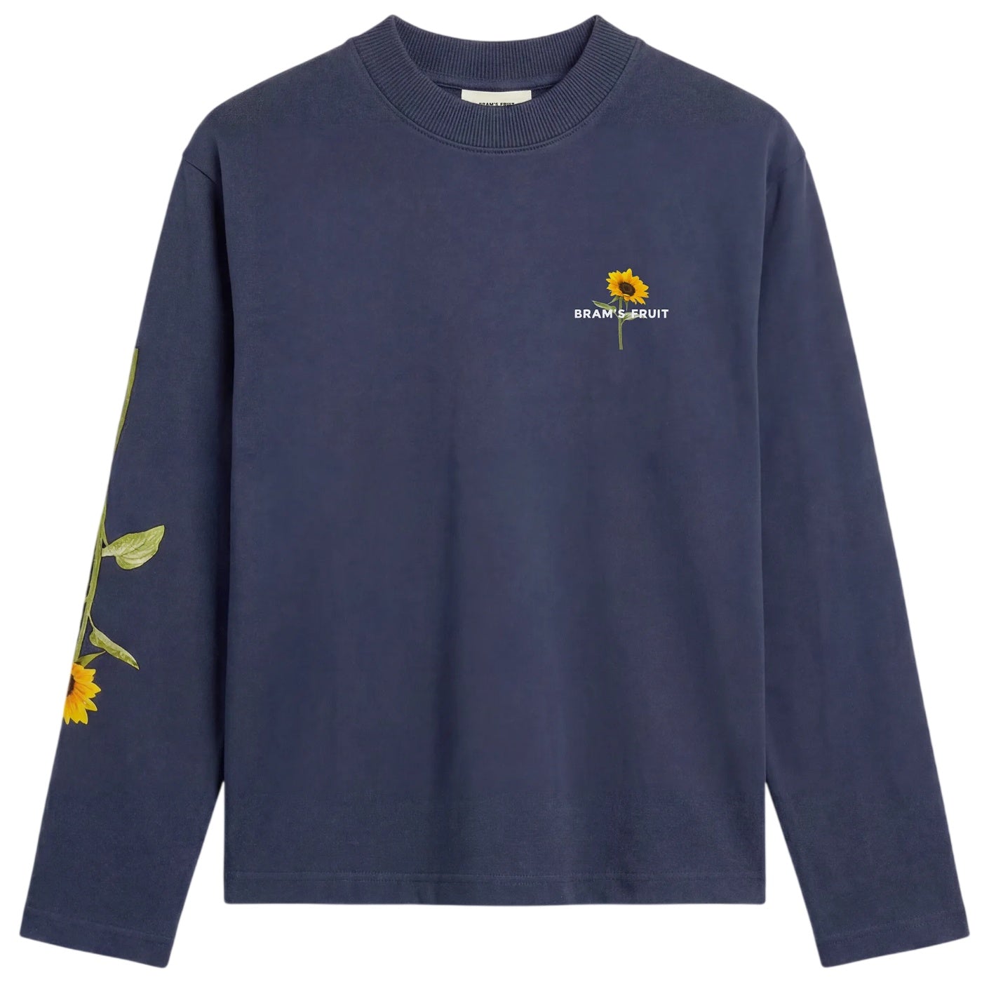 Bram’s Fruit Sunflower Longsleeve T-shirt Donker Blauw