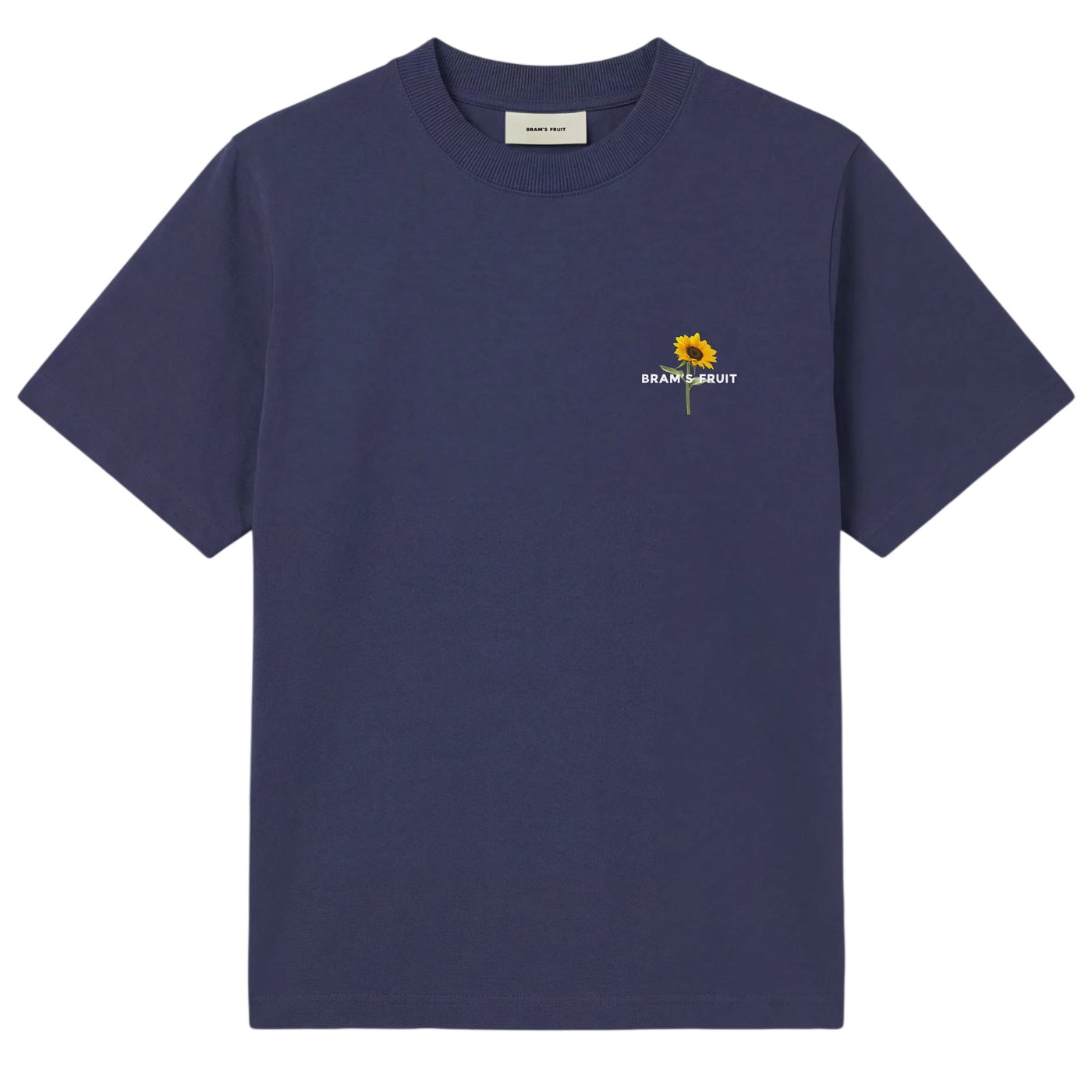 Bram’s Fruit Sunflower T-shirt Donker Blauw