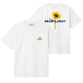 Bram’s Fruit Sunflower T-shirt Wit