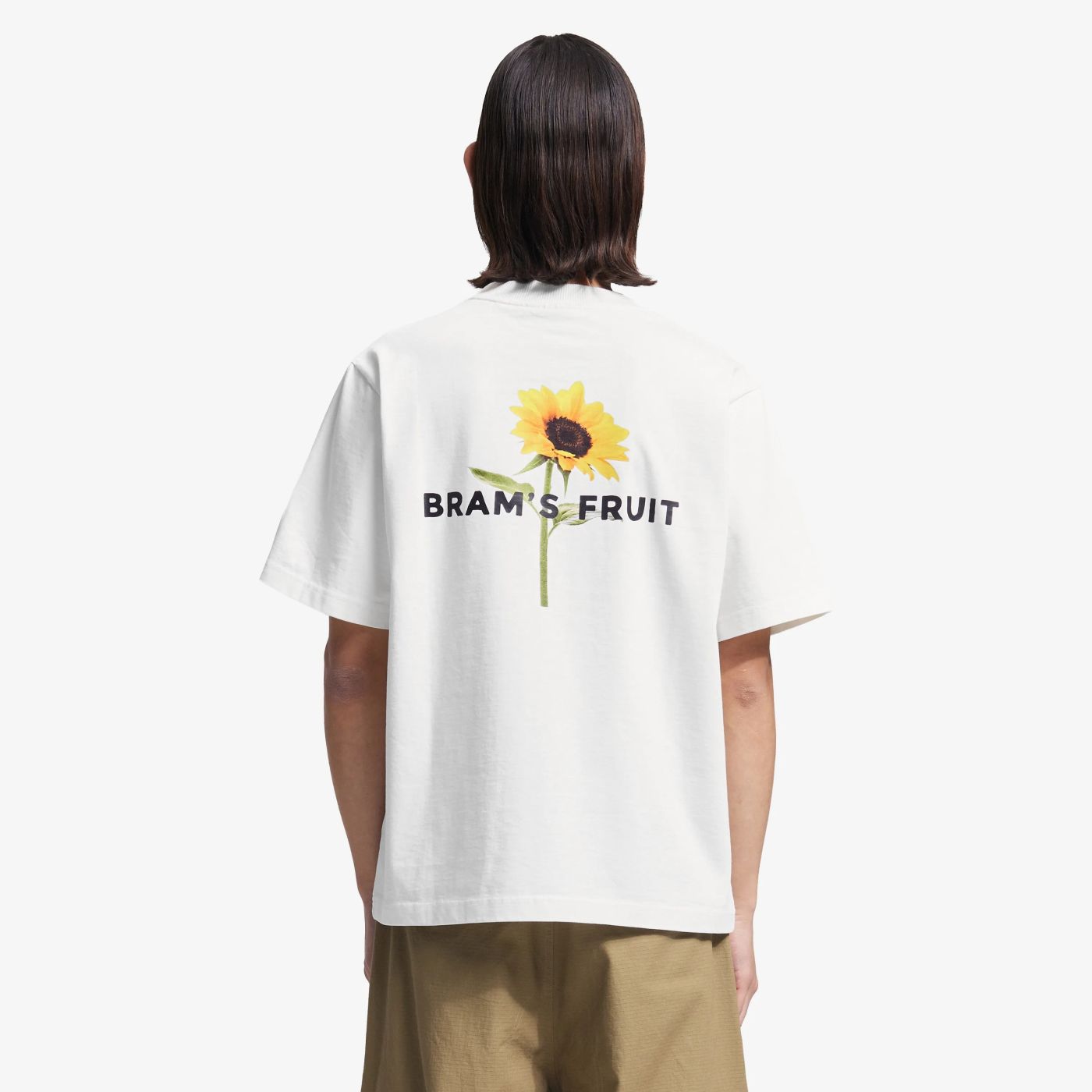 Bram’s Fruit Sunflower T-shirt Wit