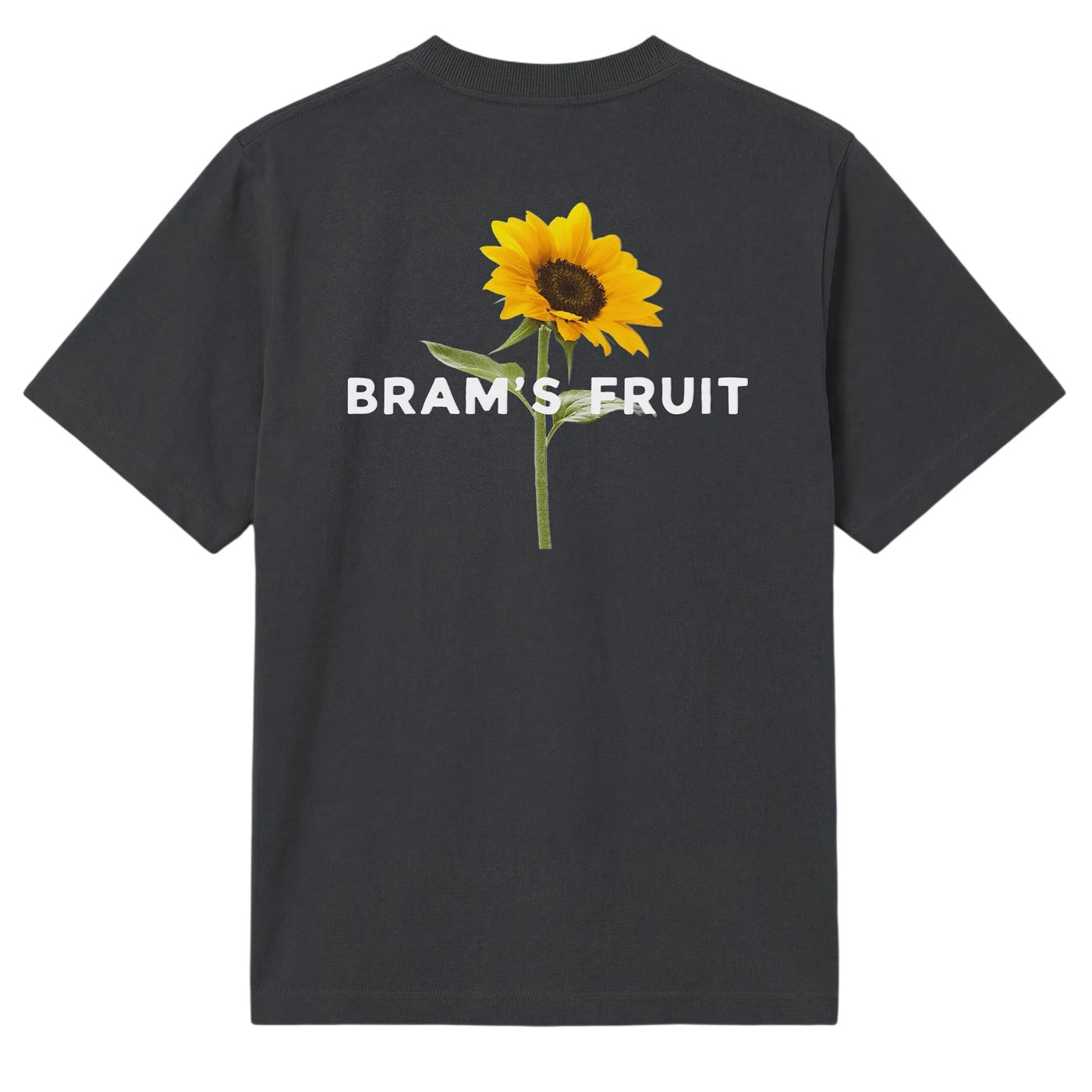 Bram’s Fruit Sunflower T-shirt Zwart