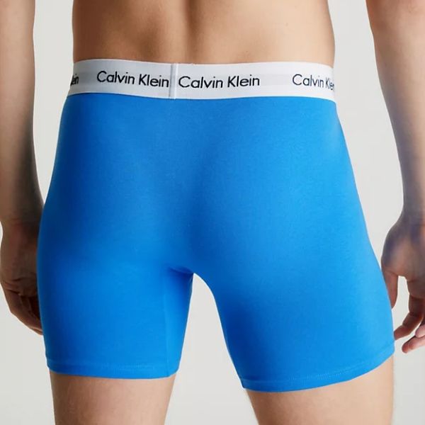 Calvin Klein Boxer Brief 3-Pack Blauw/Wit/Grijs