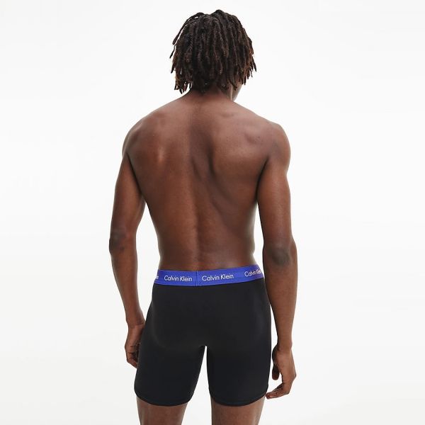 Calvin Klein Boxer Brief 3-Pack Navy/Beige/Blauw