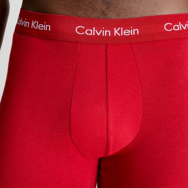 Calvin Klein Boxer Brief 3-Pack Rood/Beige/Paars