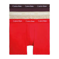 Calvin Klein Boxer Brief 3-Pack Rood/Beige/Paars