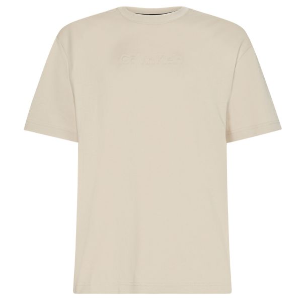 Calvin Klein Comfort Debossed Logo T-shirt Beige