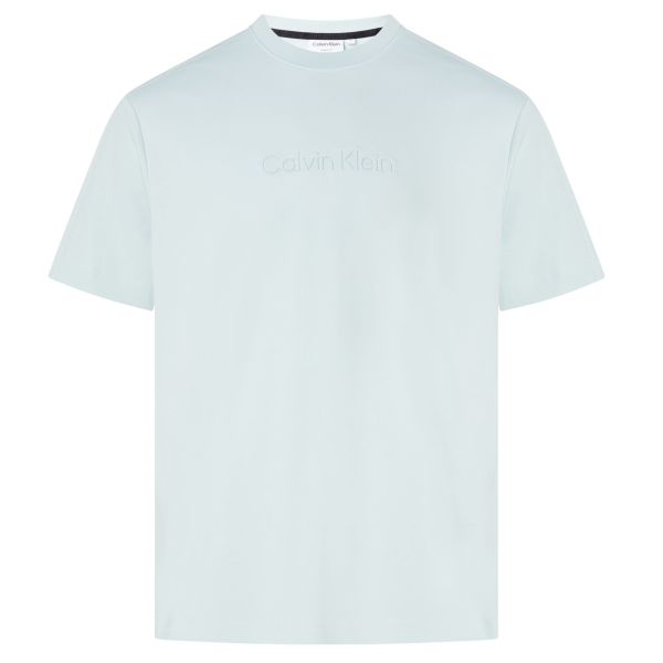 Calvin Klein Comfort Debossed Logo T-shirt Licht Blauw