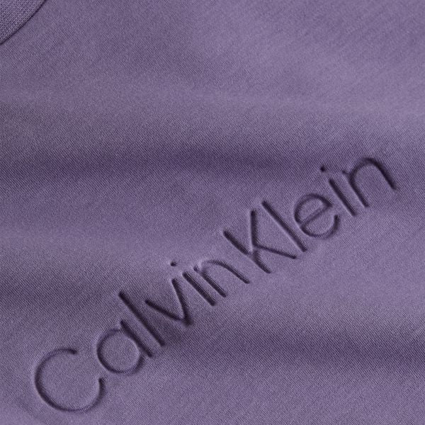 Calvin Klein Comfort Debossed Logo T-shirt Paars