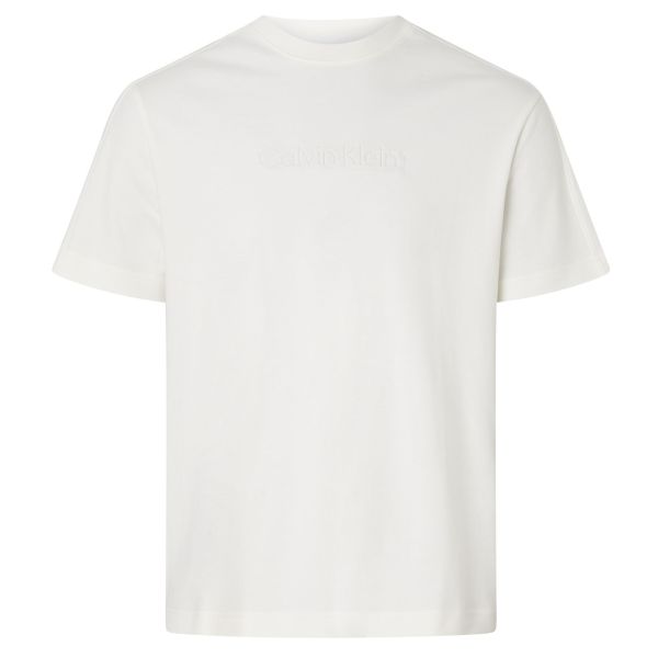Calvin Klein Comfort Debossed Logo T-shirt Wit