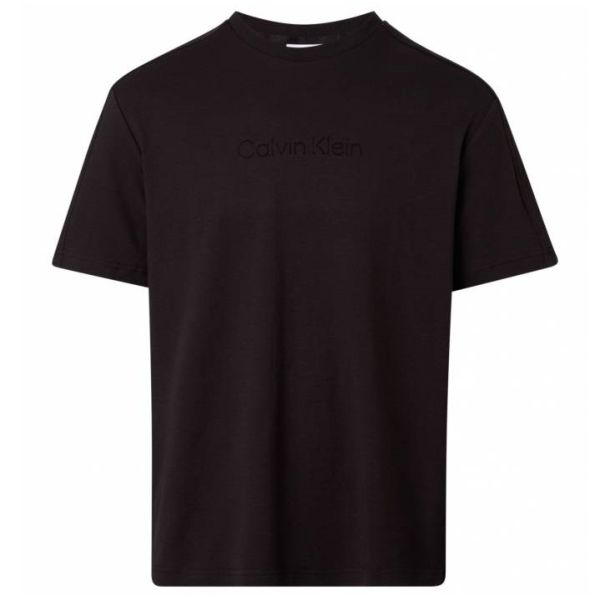 Calvin Klein Comfort Debossed Logo T-shirt Zwart