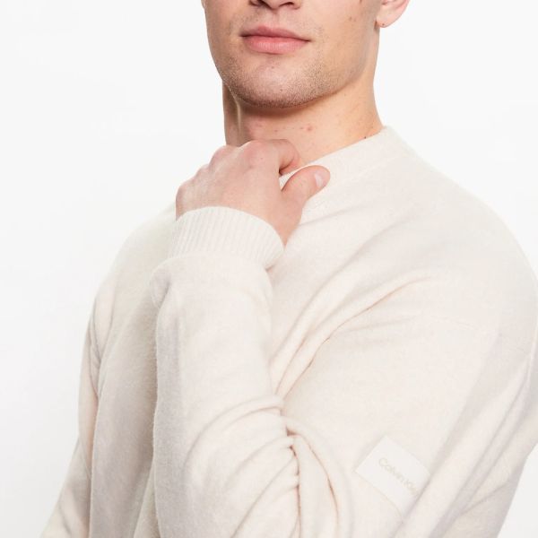 Calvin Klein Comfort Sweater Off White
