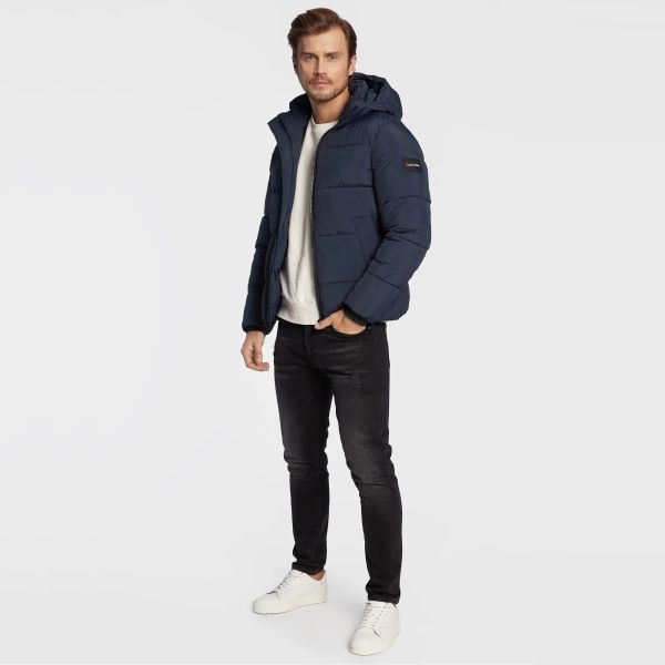 Calvin Klein Crinkle Puffer Navy