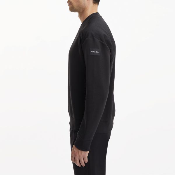 Calvin Klein Crinkle Sweater Zwart
