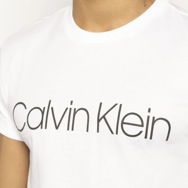 Calvin Klein Front Logo T-shirt Wit