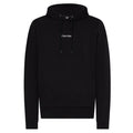 Calvin Klein Interlock Micro Logo Hoodie Zwart