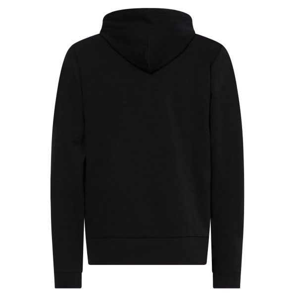 Calvin Klein Interlock Micro Logo Hoodie Zwart